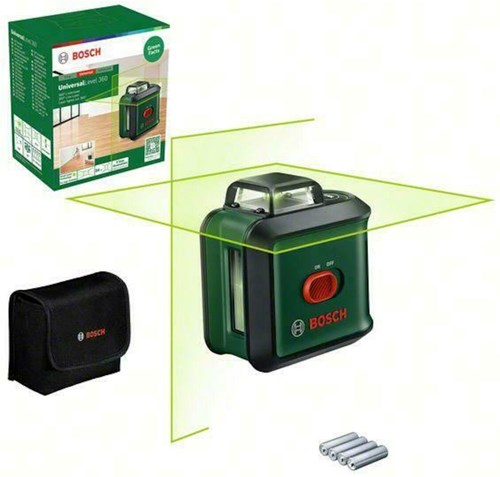 Afbeelding laden in galerijviewer, Bosch groen 360°-lijnlaser universallevel 360 - 0603663e05
