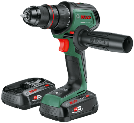 Afbeelding laden in galerijviewer, Bosch groen advanceddrill 18v-80 quicksnap accuschroefboormachine | 45-min. lader (al 18v-44) en 2x 18 v li-ion accu's (2,5 ah)) - 06039e2002
