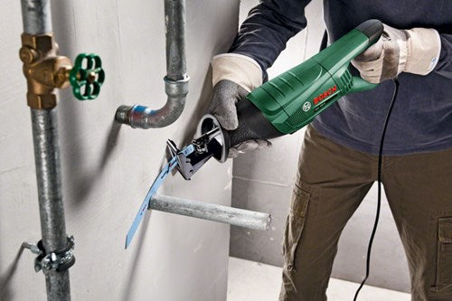 Afbeelding laden in galerijviewer, Bosch groen bosch psa 700 e reciprozaag - op snoer - 710 w - met 3 zaagbladen
