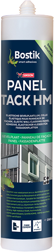 Bostik paneltack hm | 290 ml | koker | zwart (12 stuks) - 30132201