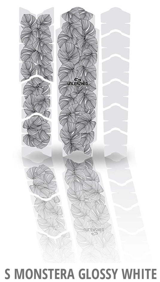 Unleazhed frame protection film monstera white glossy
