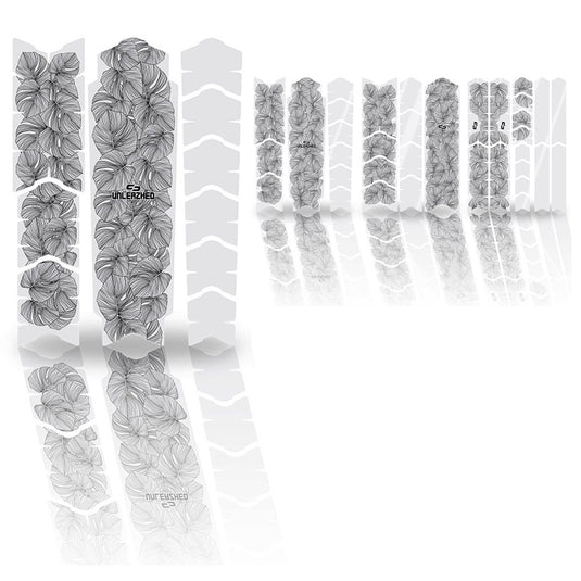 Unleazhed frame protection film monstera white glossy