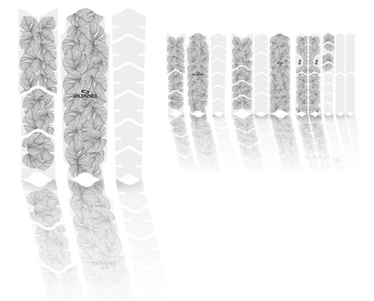 Unleazhed unscratch - frame protection film monstera white matt