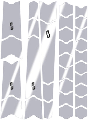 Unleazhed unscratch protection foil for parts and components