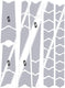 Unleazhed unscratch protection foil for parts and components