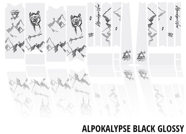 Unleazhed unscratch frame protection film gravelbike bpg01 alpocalypse black