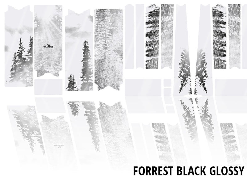 Afbeelding laden in galerijviewer, Unleazhed unscratch - frame protection film gravelbike bpg01 forest black
