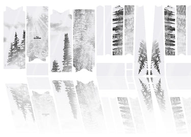 Unleazhed unscratch - frame protection film gravelbike bpg01 forest black