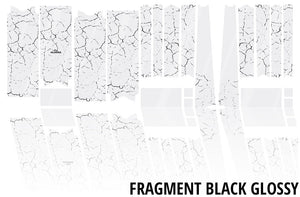 Unleazhed unscratch - frame protection film gravelbike bpg01 fragment black