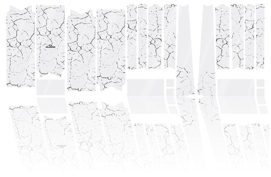 Unleazhed unscratch - frame protection film gravelbike bpg01 fragment black