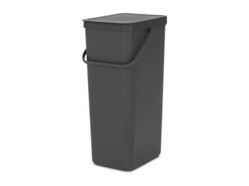 Afbeelding laden in galerijviewer, Brabantia sort go afvalemmer 40l grijs
