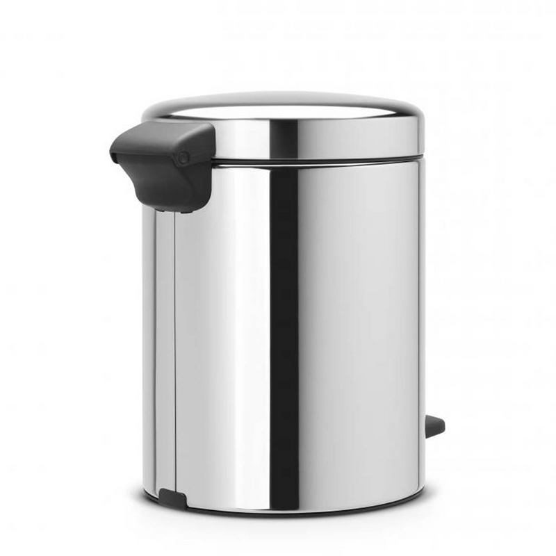 Afbeelding laden in galerijviewer, Abi brabantia pedaalemmer newicon 5 liter brilliant steel metalen binnenemmer
