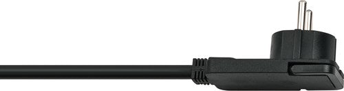 Brennenstuhl comfort-line plus, 4-voudig stekkerdoos (zwart, met platte stekker, 2m h05vv-f 3g1,5)