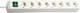 Brennenstuhl eco-line stekkerdoos met schakelaar 8-voudig wit 3m h05vv-f 3g1,5