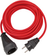 Brennenstuhl kwaliteits kunststof verlengsnoer | 10m | rood | h05vv-f 3g1,5 fr - 1167464