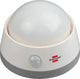 Brennenstuhl led-nachtlicht nlb 02 bs met batterij met infrarood bewegingsmelder en drukschakelaar 2 led 6 lm 3x aa (inclusief) - 1173290