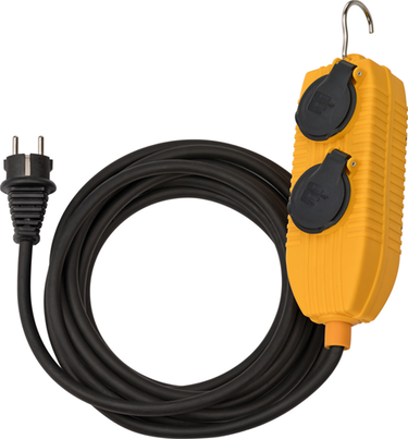 Brennenstuhl verlengsnoer | ip54 | met powerblock | 10m | zwart | h05rr-f 3g1,5 fr be - 1169604010