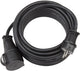 Brennenstuhl verlengkabel voor bouwplaatsen, ip44 (25 m kabel, h07rn-f 3g2,5, voor buiten en gebruik op bouwplaatsen), zwart