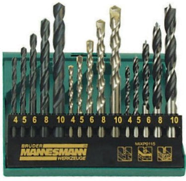 Brüder mannesmann borenset profi combi 15 dlg (hobby) - 54315