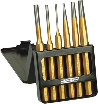Brüder mannesmann doorslagen pendrijverset 6 dlg (hobby) - 65410