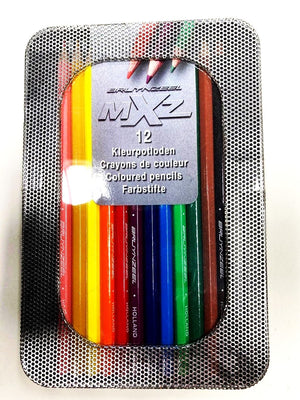 Bruynzeel 12 mxz kleurpotloden in blik