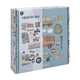 Little dutch jim xl knutseldoos inclusief stickers, tekenpapier, krijtjes, verf, foamklei, stempels, stickers enz. 24x30x6cm