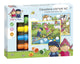 Fien teun creatieve stempelset, stempels en gekleurde kaarten - creatief, educatief speelgoed - boerderij speelgoed - vanaf 3 jaar - bambolino toys