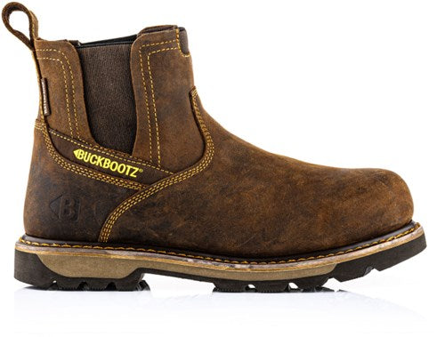Afbeelding laden in galerijviewer, Buckbootz instapper b1180 s3 | donkerbruin | maat 45 - 5055138021972
