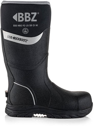 Afbeelding laden in galerijviewer, Buckbootz neopreen werklaars bbz6000 s5s zwart | zwart | maat 40 - 5055138027219
