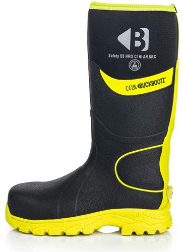 Afbeelding laden in galerijviewer, Buckbootz werklaars bbz8000 s5 zwart geel | zwart geel | maat 39 - 00.176.111.39
