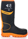 Buckbootz werklaars bbz8000 s5 zwart oranje | zwart oranje | maat 40 - 00.0176.098.40