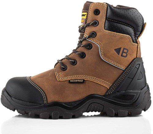 Afbeelding laden in galerijviewer, Buckbootz werkschoen bsh008wpnm hoog s3 + kn | bruin | maat 47 - 00.176.031.47
