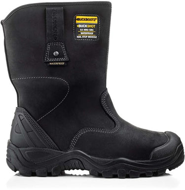 Buckbootz werkschoen buckshot werklaars bsh010 s3 | donkerbruin | maat 45 - 00.176.070.45