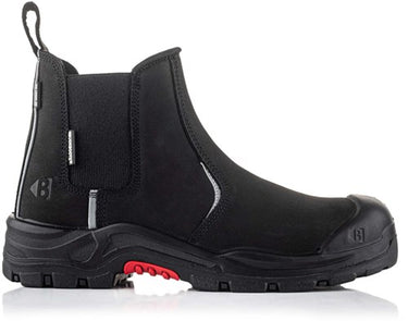 Buckbootz werkschoen nubuckz instapper nkz101blk s3s 2.0 | zwart | maat 45 - 5055138022986