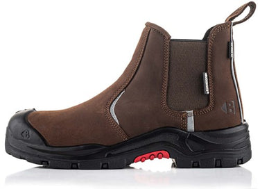 Buckbootz werkschoen nubuckz instapper nkz101brn s3s 2.0 | bruin | maat 44 - 5055138022894