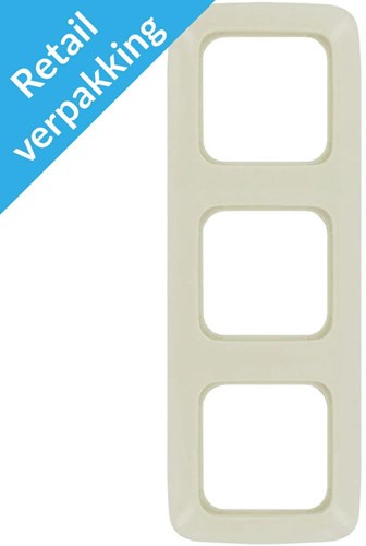 Afbeelding laden in galerijviewer, Busch jaeger creme 3 voudig afdekraam - 4695120
