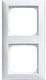 Busch jaeger wit 2 voudig afdekraam - 4694120