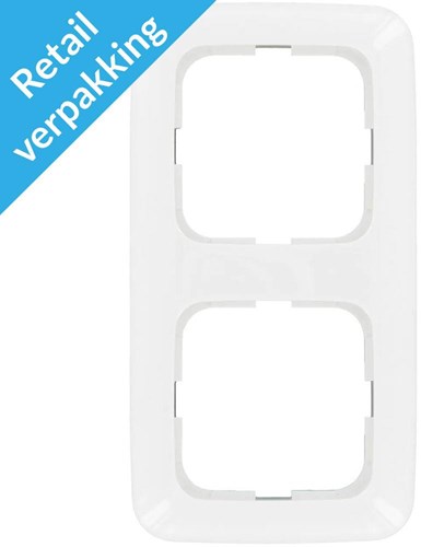 Afbeelding laden in galerijviewer, Busch jaeger wit 2 voudig afdekraam - 4695610
