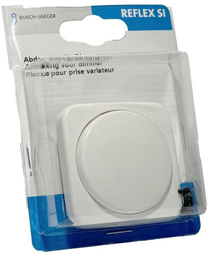 Afbeelding laden in galerijviewer, Busch jaeger wit afdekplaat + knop dimmer - 4695550
