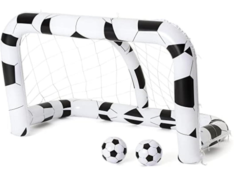 Afbeelding laden in galerijviewer, Bestway opblaasbaar voetbaldoel 213x117x125cm incl. 2 ballen
