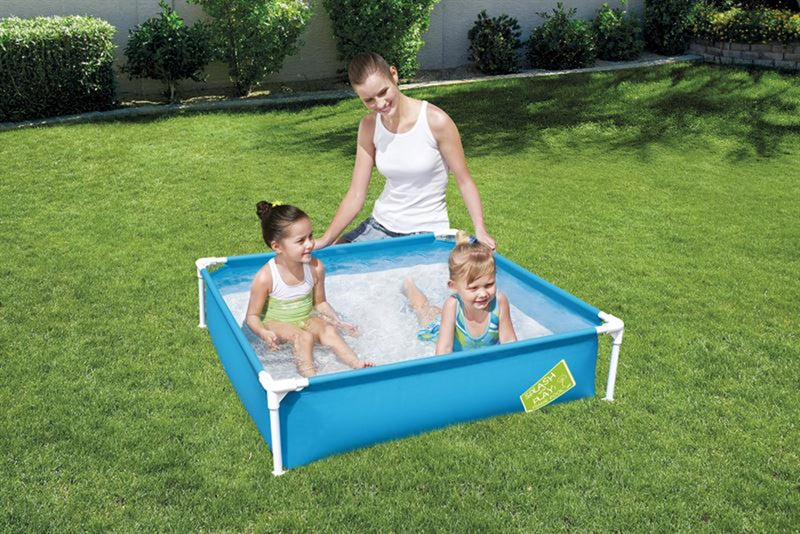 Afbeelding laden in galerijviewer, Bestway zwembad 1.22m x 1.22m x 30.5cm my first frame pool

