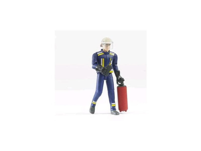 Afbeelding laden in galerijviewer, Bruder bworld brandweerman met toebehoren 1:16
