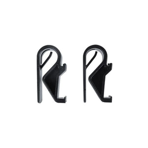 Basil Hook-On Sports - zwarte haken voor smallere bagagedragers (10-12mm)