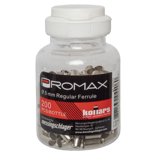 Afbeelding laden in galerijviewer, Promax kabelhoedje ø5.0mm (200 stuks) - zilver
