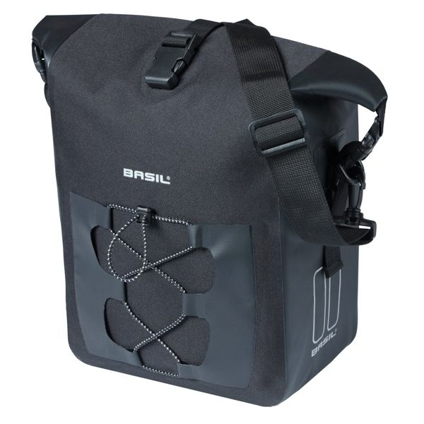 Afbeelding laden in galerijviewer, Basil tas navigator m enkel zwart | mik hooks | 15l
