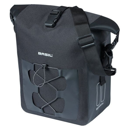 Basil tas navigator m enkel zwart | mik hooks | 15l