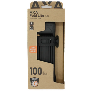 Axa vouwslot fold 100 lite - zwart