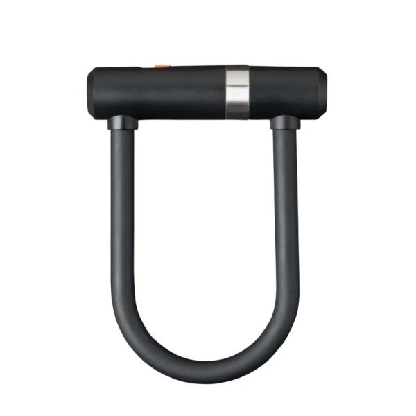 Afbeelding laden in galerijviewer, Axa beugelslot newton mini pro + cable 100 10 - zwart
