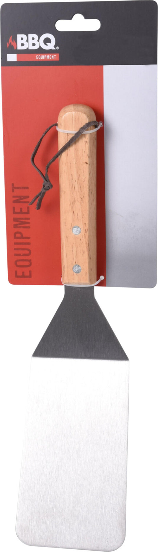 Bbq barbecue spatel 34cm houten handvat