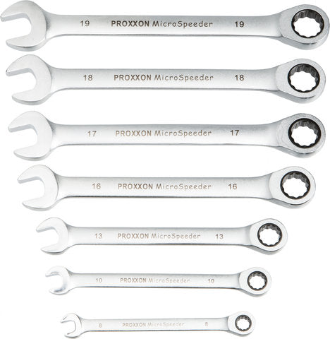 Afbeelding laden in galerijviewer, Proxxon microspeeder combination wrench set, 7 pieces, standard version
